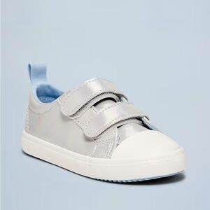Old Navy Kids Metallic Silver Sneakers